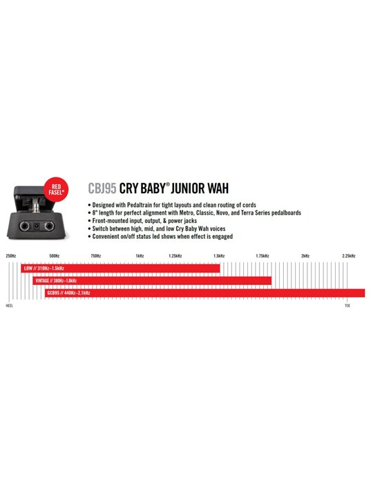 Pedal Dunlop Crybaby Junior Wah CBJ-95