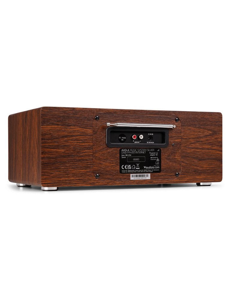 Avola Sistema de música digital CD/BT/DAB+/Internet Plata