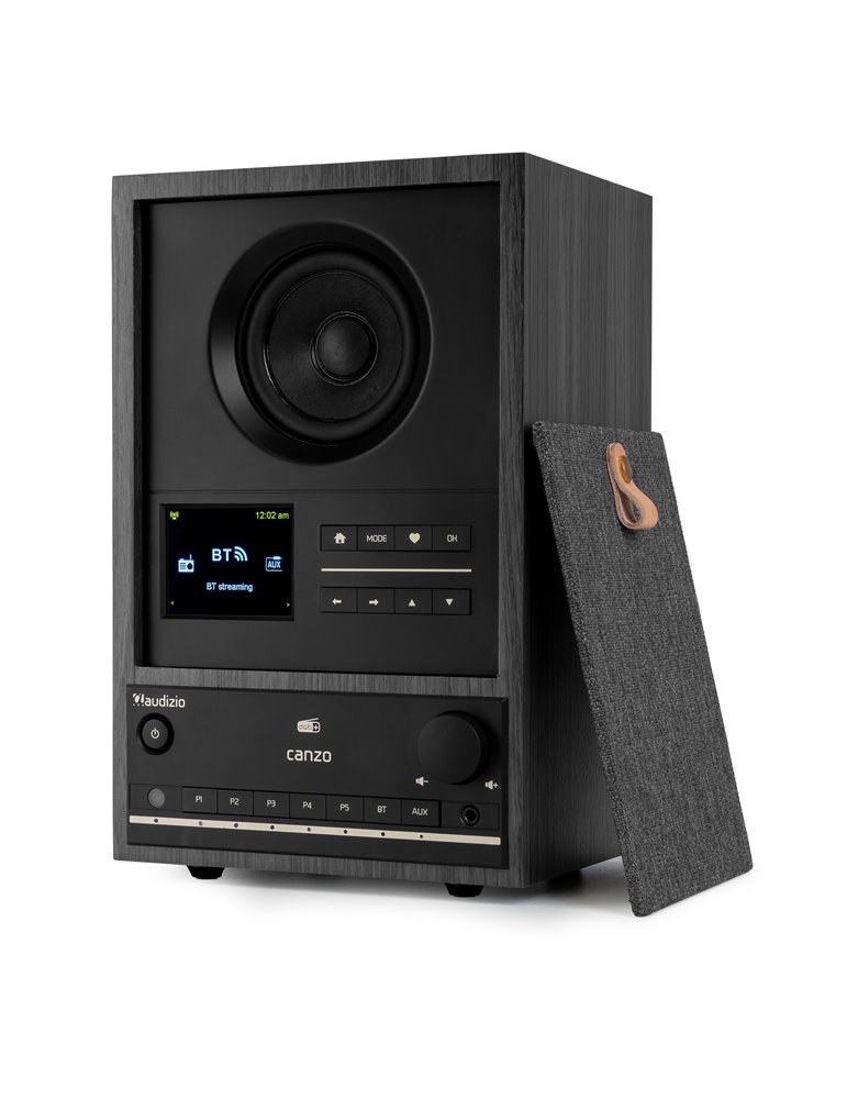 Radio por Internet Canzo con sintonizador DAB+/FM Gris Oscuro