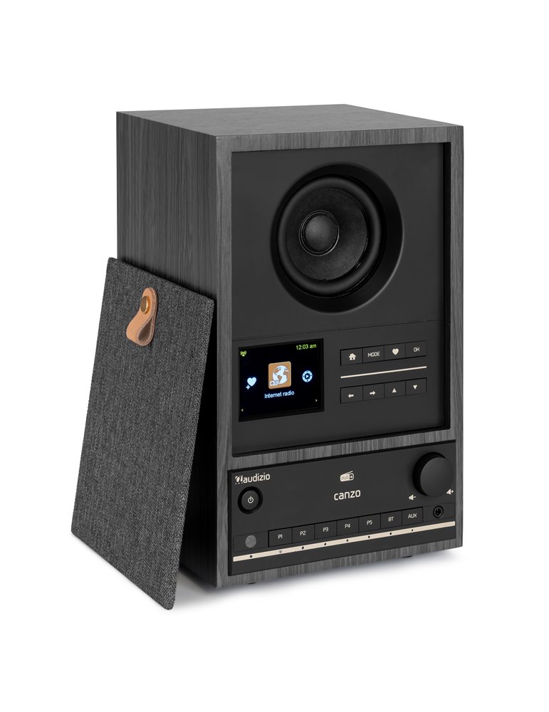 Radio por Internet Canzo con sintonizador DAB+/FM Gris Oscuro