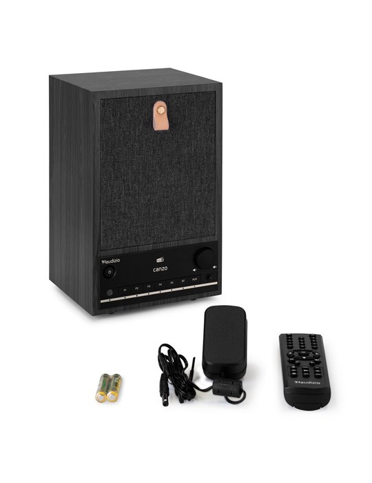 Radio por Internet Canzo con sintonizador DAB+/FM Gris Oscuro