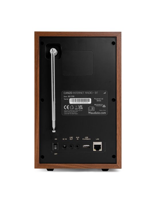 Radio por Internet Canzo con sintonizador DAB+/FM Nogal