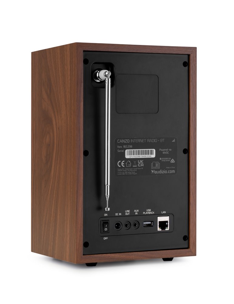 Radio por Internet Canzo con sintonizador DAB+/FM Nogal