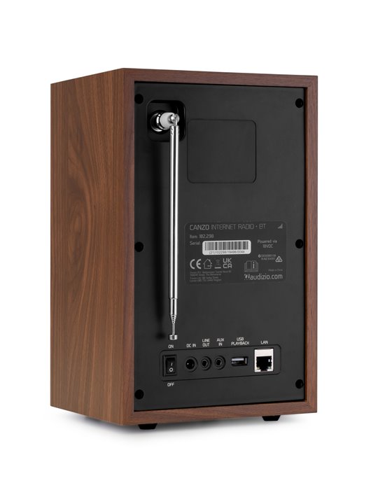 Radio por Internet Canzo con sintonizador DAB+/FM Nogal