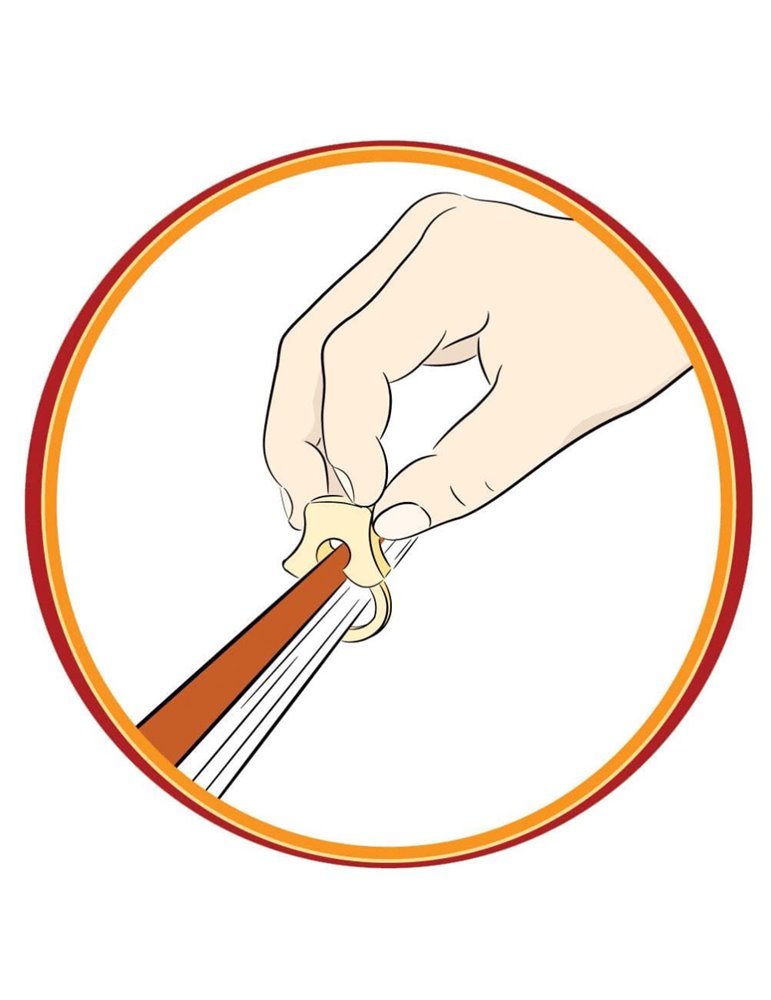 Posicionador Para Arco Violín Bow Stopper BS2 Negro