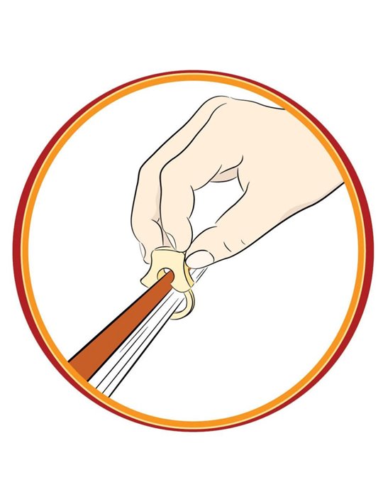 Posicionador Para Arco Violín Bow Stopper BS2 Negro