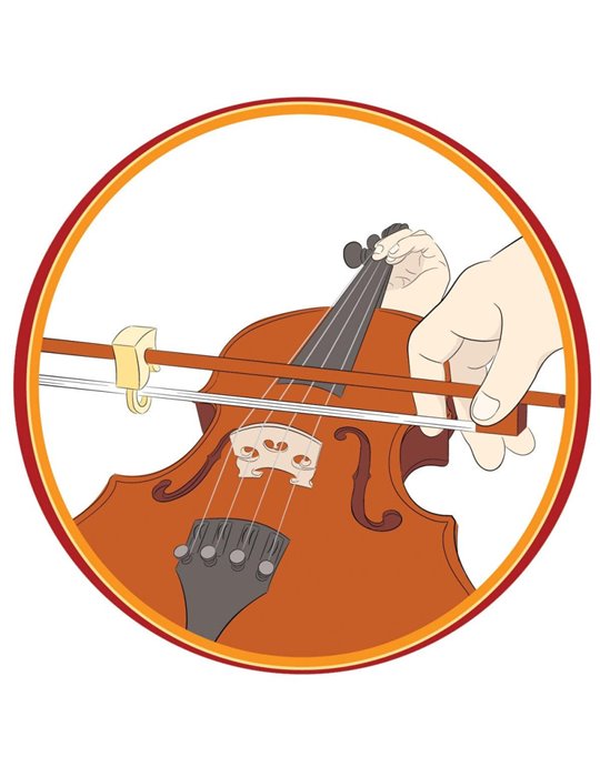 Posicionador Para Arco Violín Bow Stopper BS2 Negro