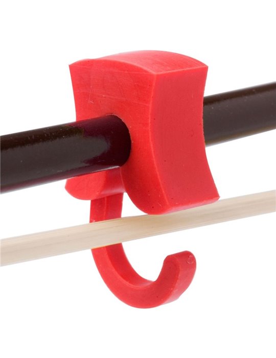 Posicionador Para Arco Violín Bow Stopper BS2 Rojo