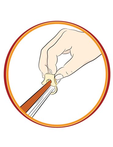 Posicionador Para Arco Violín Bow Stopper BS2 Rojo 2