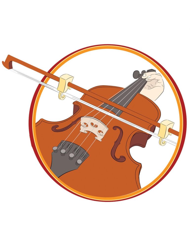 Posicionador Para Arco Violín Bow Stopper BS2 Rojo