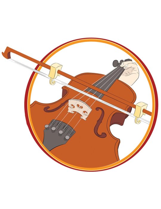 Posicionador Para Arco Violín Bow Stopper BS2 Rojo