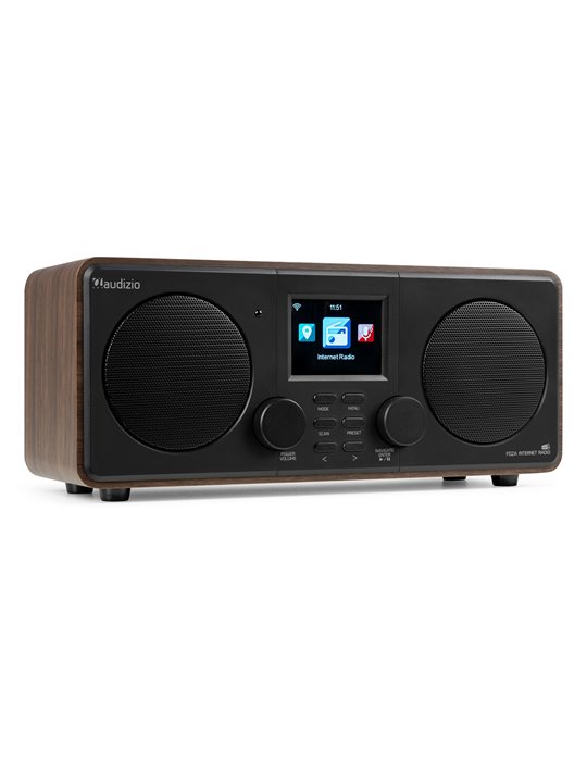 Foza Radio WIFI Internet estéreo con DAB + Madera