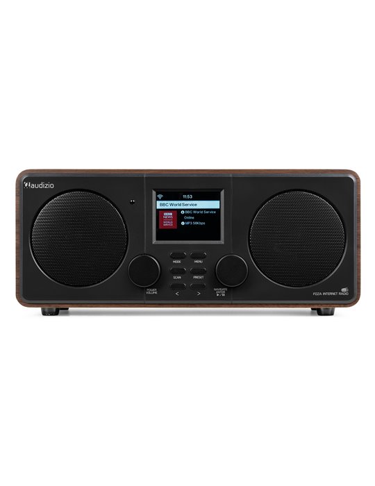 Foza Radio WIFI Internet estéreo con DAB + Madera