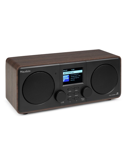 Foza Radio WIFI Internet estéreo con DAB + Madera