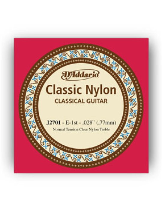 Cuerda 2ª Guitarra Clásica D'Addario Student J-2702 Tensión Normal