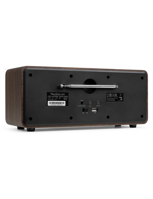 Foza Radio WIFI Internet estéreo con DAB + Madera