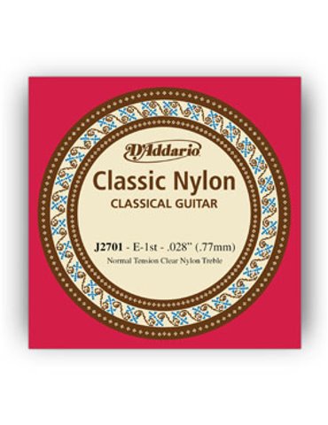 Cuerda 5ª Guitarra Clásica D'Addario Student J-2705 Tensión Normal