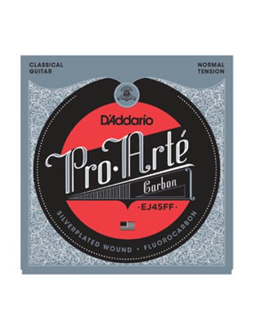 Juego Cuerdas Guitarra Clásica D'Addario EJ-45FF Carbon Tensión Normal