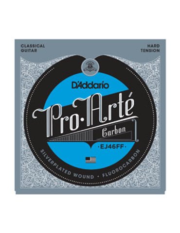 Juego Cuerdas Guitarra Clásica D'Addario EJ-46FF Carbon Tensión Fuerte