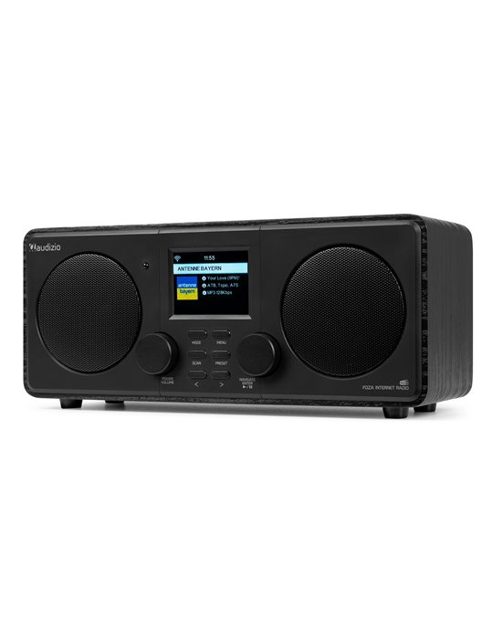 Foza Radio WIFI Internet estéreo con DAB + Negro