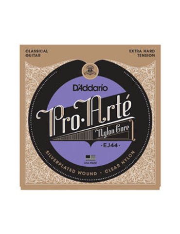 Juego Cuerdas Guitarra Clásica D'Addario EJ-44 Tensión Extra Fuerte