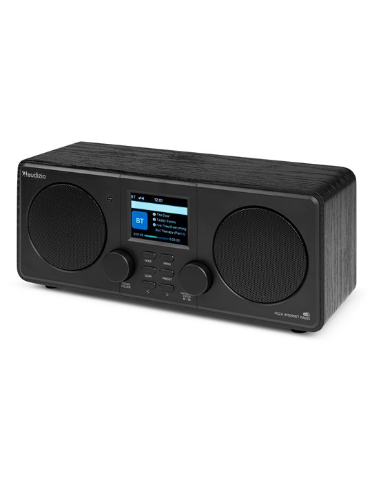 Foza Radio WIFI Internet estéreo con DAB + Negro
