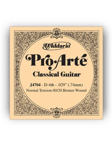 Cuerda 2ª Guitarra Clásica D'Addario Pro-Arté J-4502 Tensión Normal