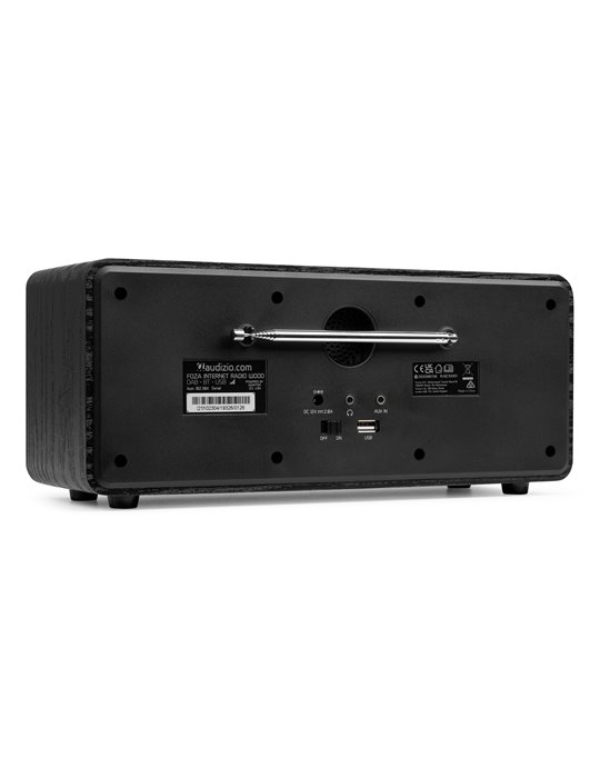 Foza Radio WIFI Internet estéreo con DAB + Negro