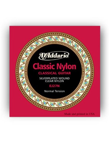 Juego Cuerdas Guitarra Clásica D'Addario EJ-27N Student
