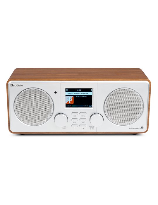 Foza Radio WIFI Internet estéreo con DAB + Plata