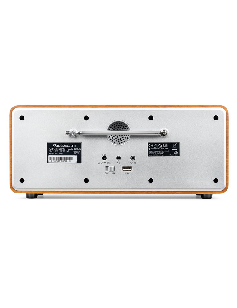 Foza Radio WIFI Internet estéreo con DAB + Plata