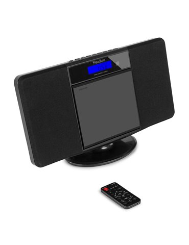 Nimes Sistema estéreo HiFi Negro 2