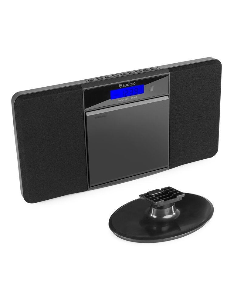 Nimes Sistema estéreo HiFi Negro