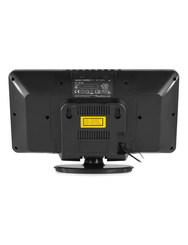 Nimes Sistema estéreo HiFi Negro