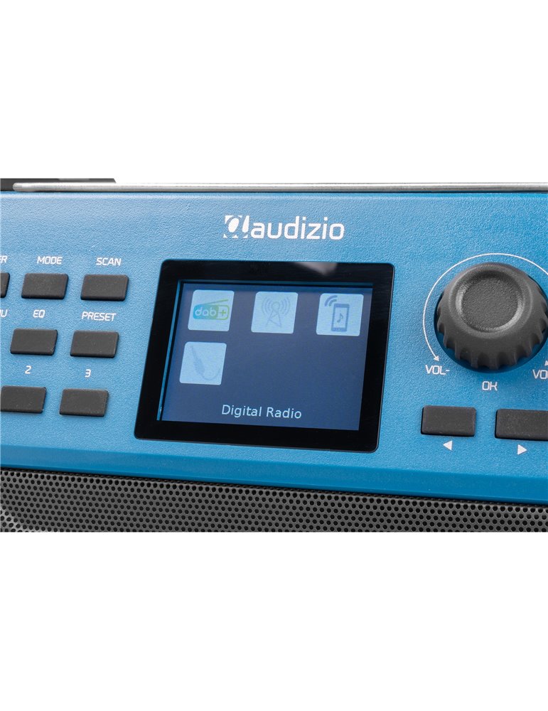 Temi-XL Radio DAB/FM para el lugar de trabajo con batería