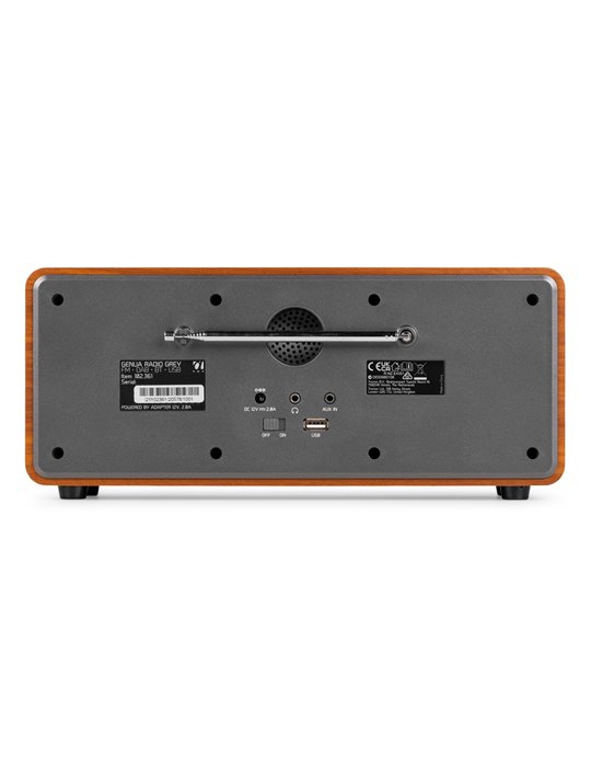 Radio Estéreo Genua DAB+ Gris Oscuro