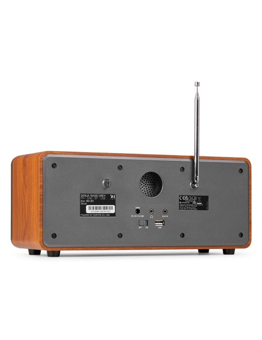 Radio Estéreo Genua DAB+ Gris Oscuro