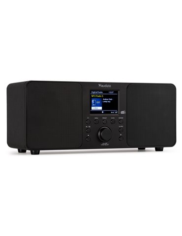 Radio Estéreo Genua DAB+ Negro