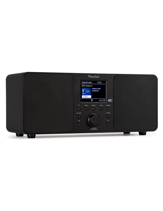 Radio Estéreo Genua DAB+ Negro