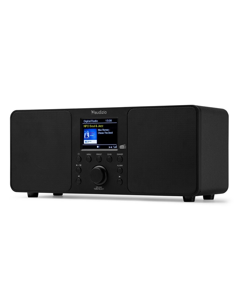 Radio Estéreo Genua DAB+ Negro