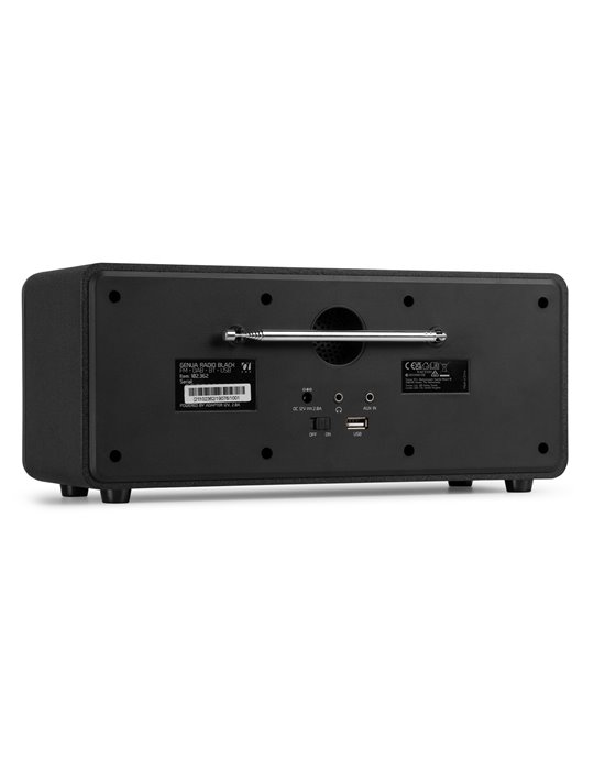 Radio Estéreo Genua DAB+ Negro