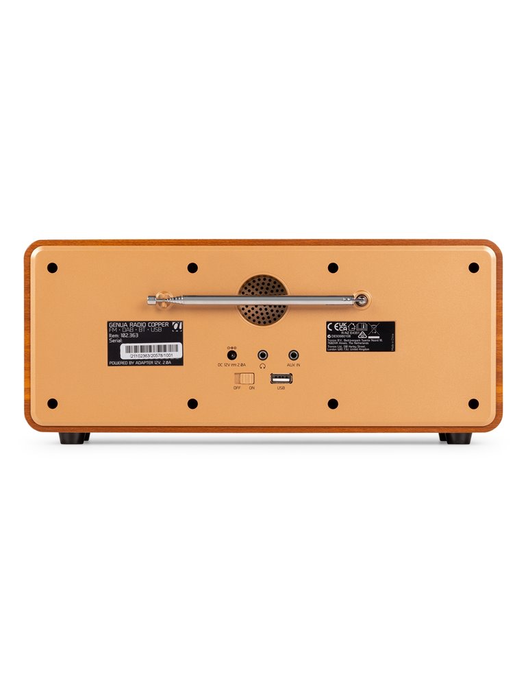 Radio Estéreo Genua DAB+ Cobre