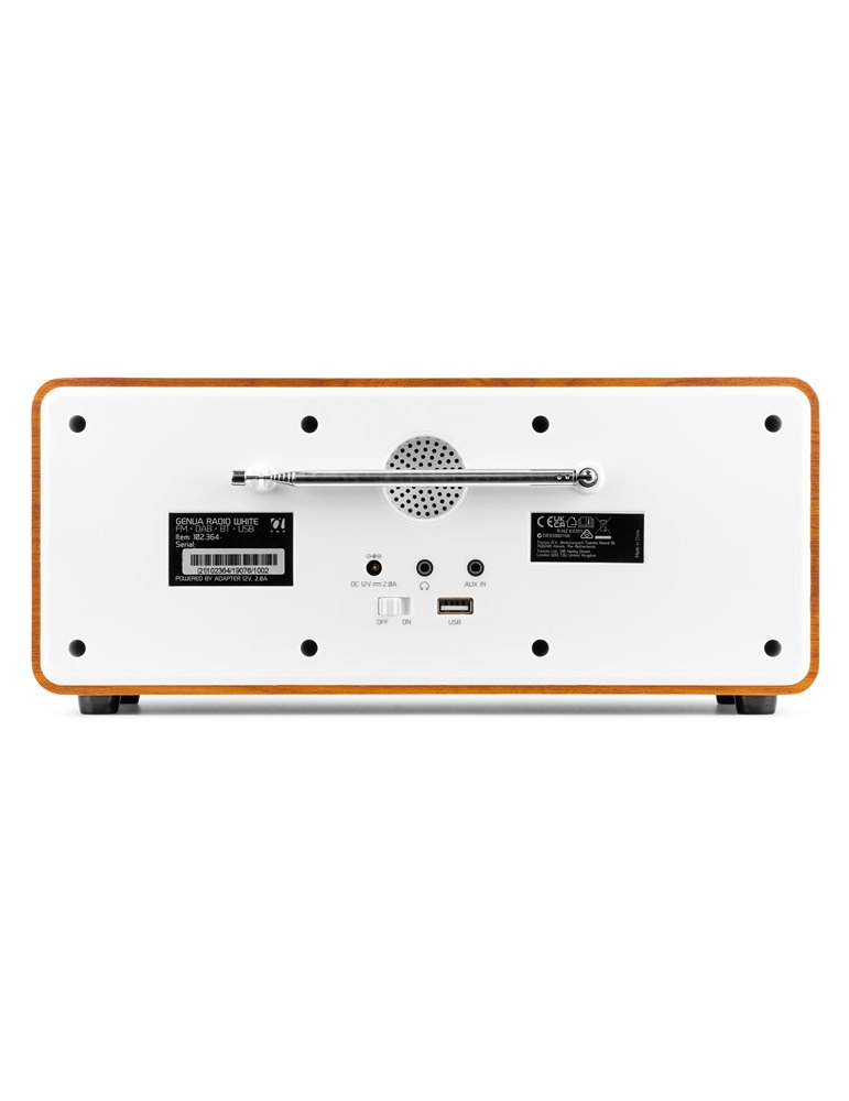 Radio Estéreo Genua DAB+ Blanco