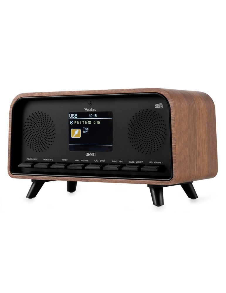 Desio Radio DAB Madera Oscura