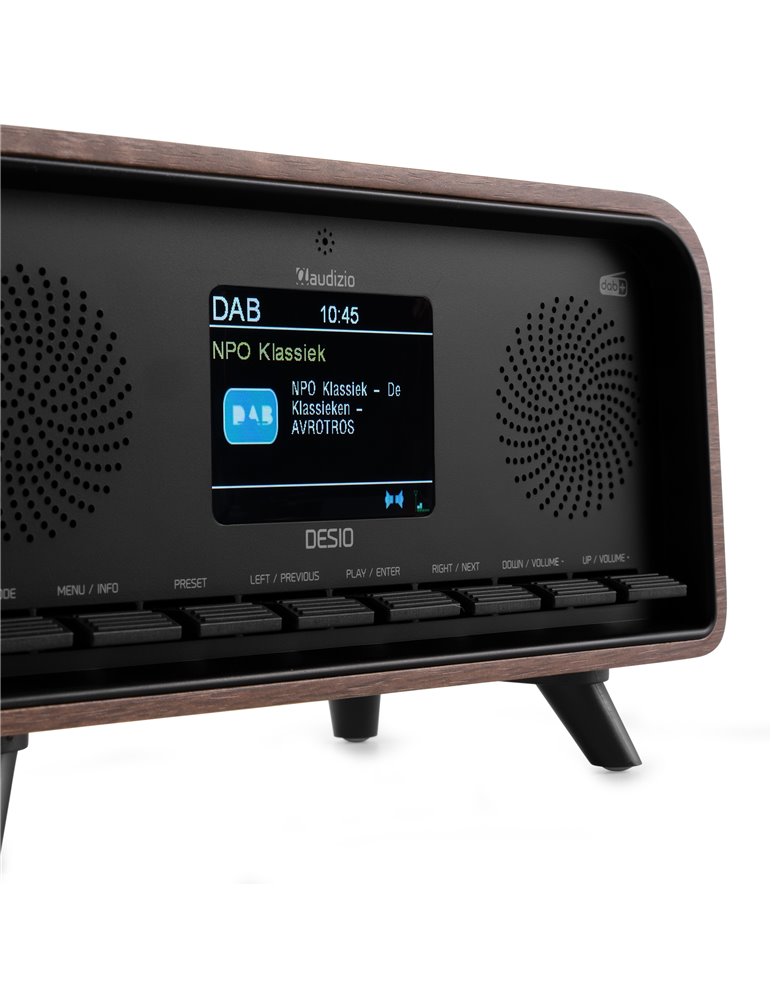 Desio Radio DAB Madera Oscura