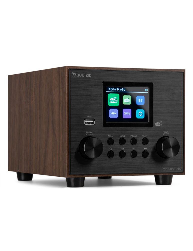 Vieste Radio DAB+ con subwoofer Madera