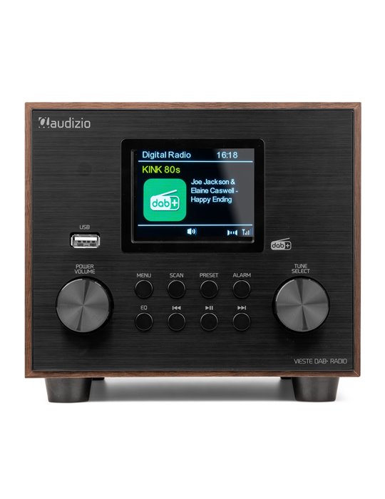 Vieste Radio DAB+ con subwoofer Madera