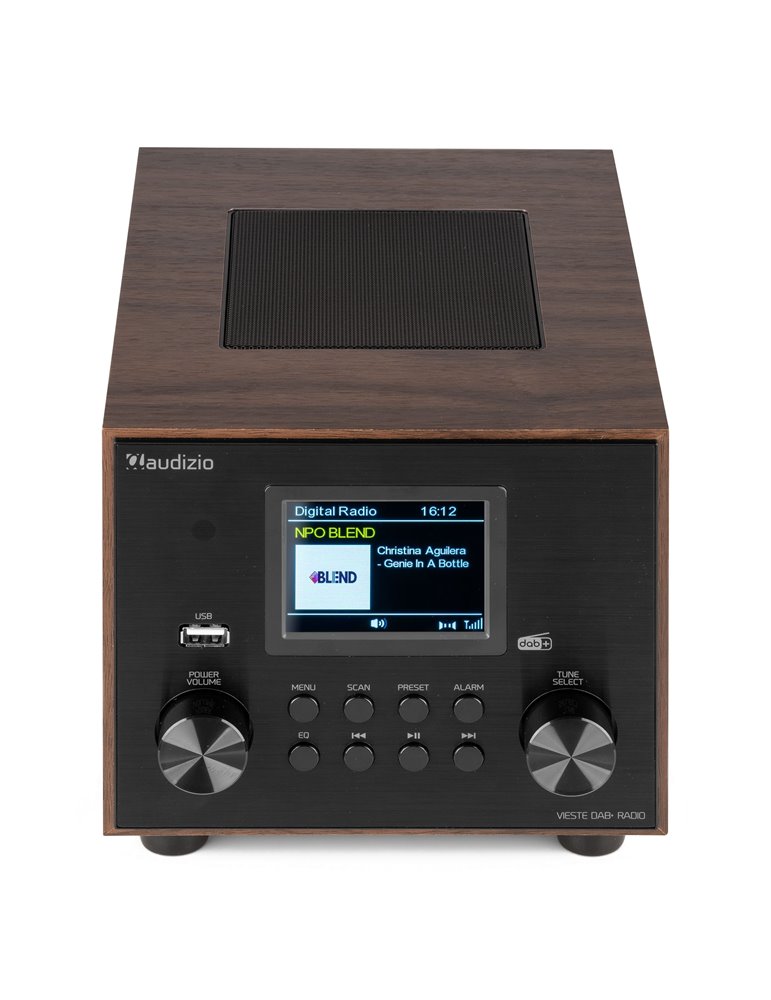 Vieste Radio DAB+ con subwoofer Madera