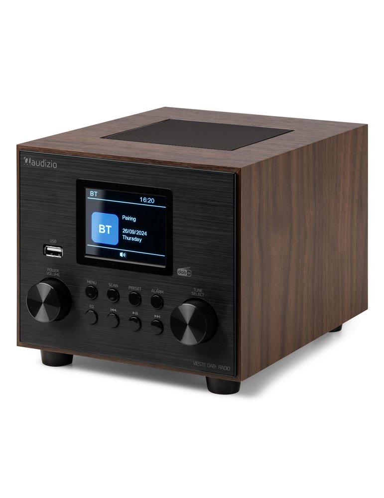 Vieste Radio DAB+ con subwoofer Madera