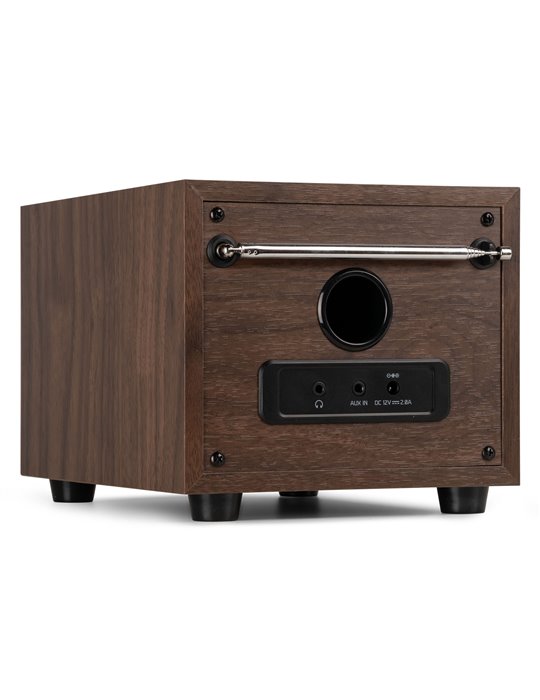 Vieste Radio DAB+ con subwoofer Madera